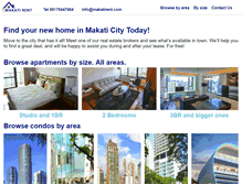 Tablet Screenshot of makatirent.com